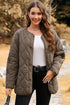 Snap Button Quilted Puffer Jacket
